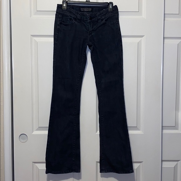 AFFLICTION Black Denim Jade Bootcut Jeans - Picture 2 of 13